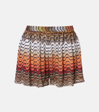 Wave lamé miniskirt | Missoni