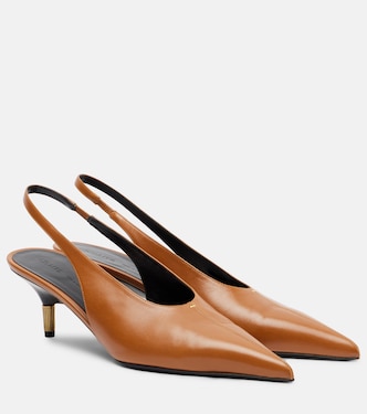 Bella 55 leather slingback pumps | Khaite