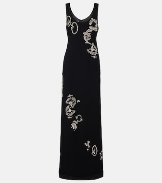 Embellished gown | Dries Van Noten