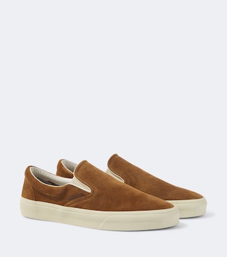 Jude suede slip-on sneakers | Tom Ford