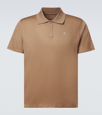 Wool and cashmere polo shirt | Dunhill