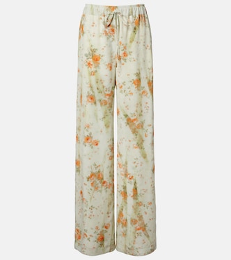 Floral wide-leg pants | McQueen