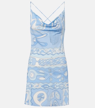 Abito corto Angoli in jersey di raso | Pucci