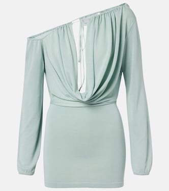 Sola asymmetric draped minidress | Aya Muse