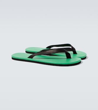 Leather thong sandals | Auralee