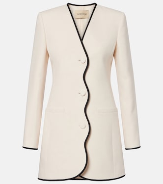 Giacca in Crepe Couture a festoni | Valentino