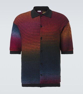 Paula's Ibiza Anagram cotton-blend shirt | Loewe