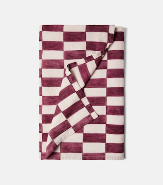 Checked linen tablecloth | Once Milano