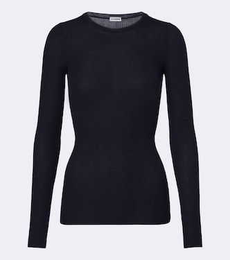 Jersey acanalado de lana | Jil Sander