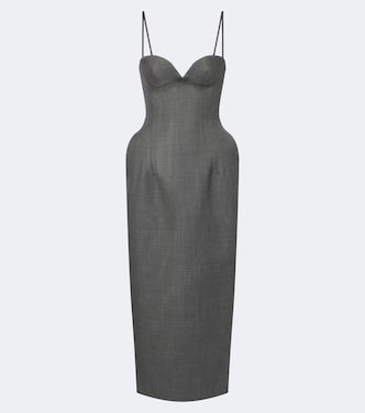 Wool bustier dress | Magda Butrym