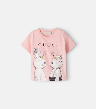 T-shirt en coton à imprimé | Gucci Kids