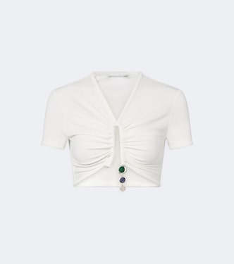 Embellished crop top | Christopher Esber