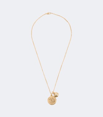 Cassandre embellished chain necklace | Saint Laurent