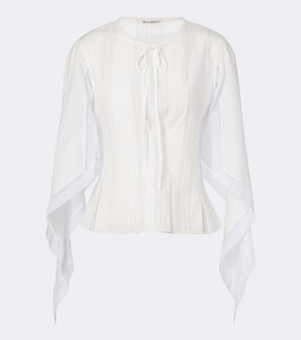 Draped cotton top | JW Anderson