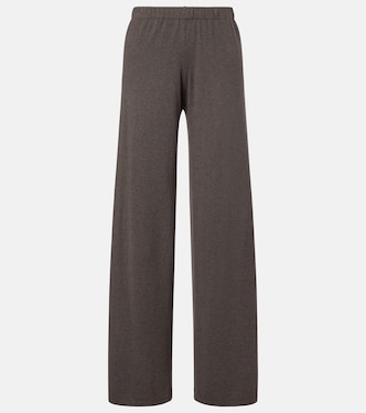 Aina cotton and cashmere wide-leg pants | Lisa Yang