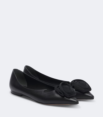 I Love Vivier leather ballet flats | Roger Vivier