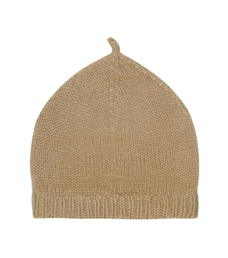 Baby Feildfare cashmere beanie | Caramel