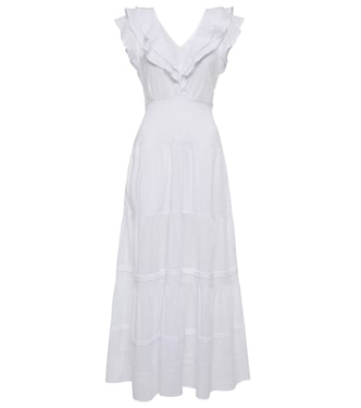 Robe midi Della en coton | Poupette St Barth