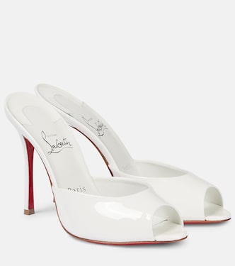 Bridal Me Dolly patent leather mules | Christian Louboutin