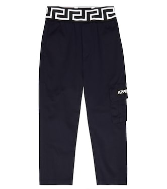 Greca Border cargo pants | Versace Kids