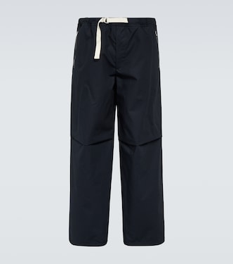 Zip-off cotton pants | Jil Sander