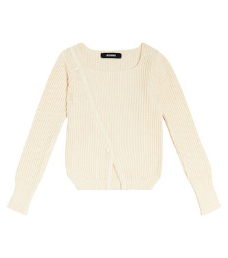 La Maille Pau cotton and linen cardigan | Jacquemus Enfant