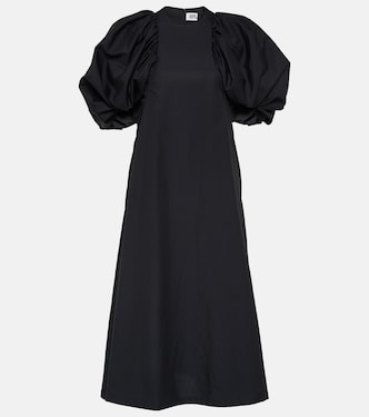 Maxikleid aus Baumwollpopeline | Noir Kei Ninomiya