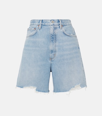 Stella high-rise denim shorts | Agolde