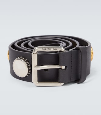 Embellished leather belt | Balenciaga