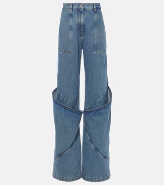 Low-Rise Wide-Leg Jeans | The Attico