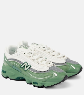 1000 colorblocked leather sneakers | New Balance