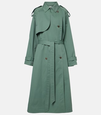 Domeka oversized cotton twill trench coat | The Row