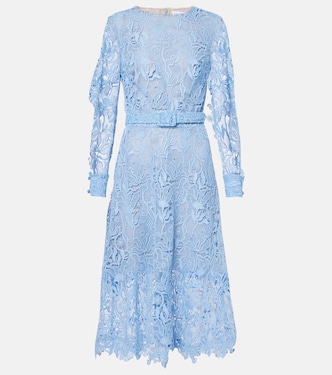 Floral lace cocktail dress | Oscar de la Renta