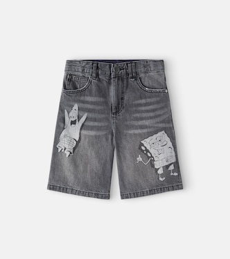x SpongeBob printed denim shorts | Stella McCartney Kids