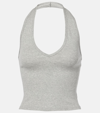 Britt halterneck cotton jersey top | Nili Lotan