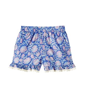 Printed cotton voile shorts | Louise Misha