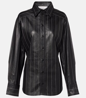 Belted leather jacket | Victoria Beckham