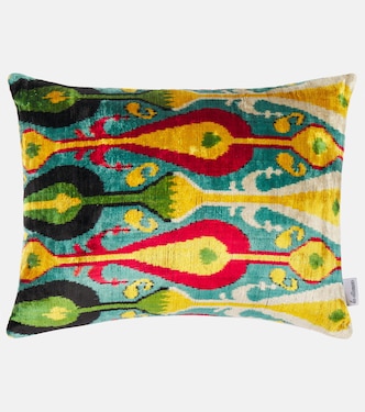 Silk and cotton cushion | Les-Ottomans