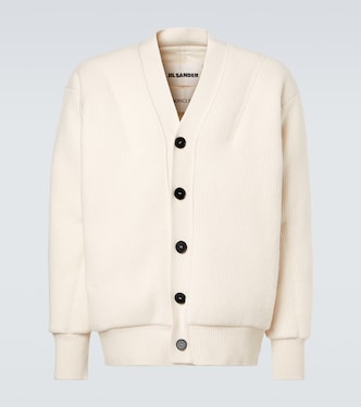 + Jil Sander virgin wool down cardigan | Moncler Genius