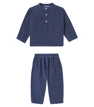Baby Enoz and Sois cotton shirt and pants set | Molo