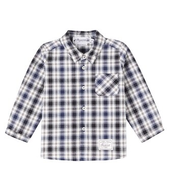 Baby Malo checked cotton shirt | Bonpoint