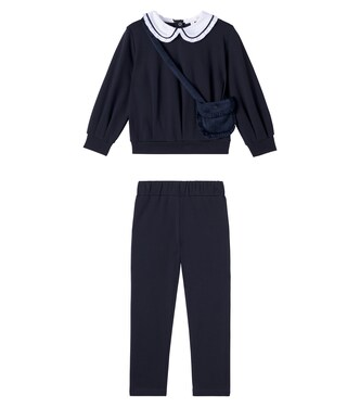 Cotton sweatshirt and sweatpants set | Patachou