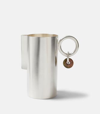 Embellished silver-plated pitcher | Natalia Criado