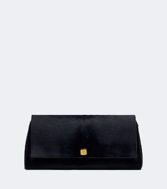 Audrey calf hair clutch | Khaite