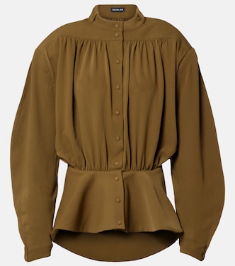 re/edit Hiver Russe crêpe twill blouse | Mugler