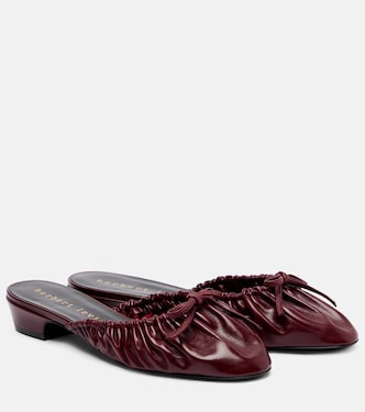 Gather Around patent leather mules | Herbert Levine