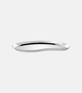Indulgence stainless steel decorative tray by Helle Damkjær | Georg Jensen