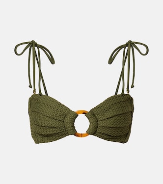 Tori crochet bandeau bikini top | Montce
