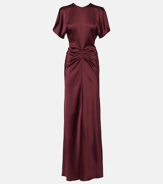 Gathered jersey maxi dress | Victoria Beckham