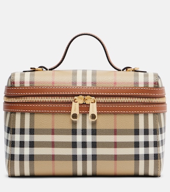 Bolso neceser Vanity Case Small con Burberry Check | Burberry